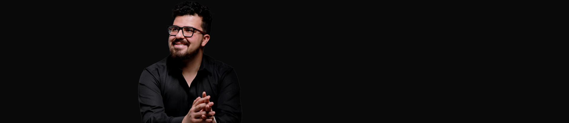 Sergio Cortes professional portrait facing the camera for CP&KRELL