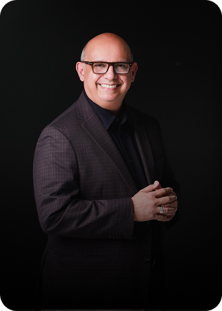 Carlos Perez portrait card for the CP&KRELL leadership team